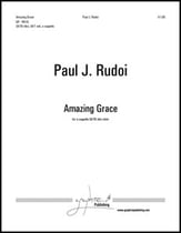 Amazing Grace SATB choral sheet music cover